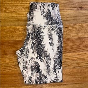 Snake skin leggings